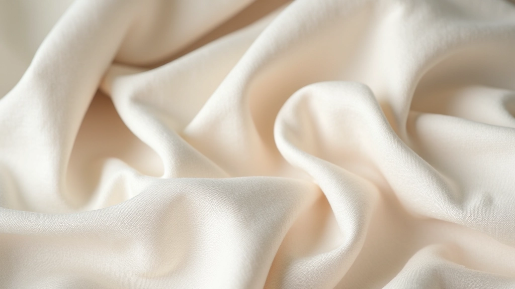 Dettaglio tessuti naturali per biancheria da letto di qualità
